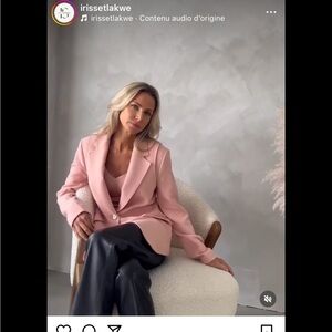 Iris Setlakwe blazer with satin cami